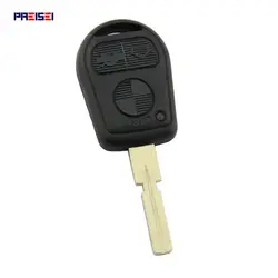 PREISEI 3 кнопочный ключ автомобиля заменить для BMW удаленный ключевой брелки в форме раковины HU58 лезвие