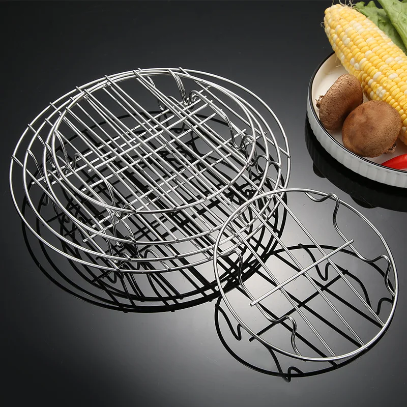 Steamer Rack steamer rack 1Pcs Stainless Steel Multifunction Pot Steaming Tray Dumplings Eggs Grill Stand Kitchen Tableware Cooking Utensils