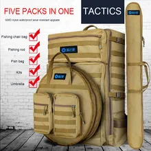 Рыболовная сумка, рюкзак большой емкости, многофункциональная Рыболовная Сумка для стула, экономичная, удобная, износостойкая, водонепроницаемая