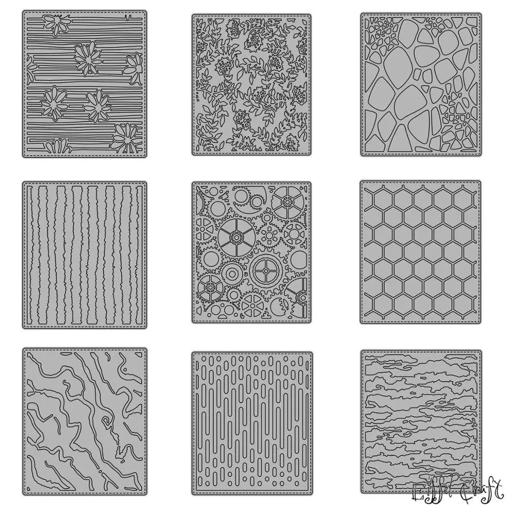 

DIY Scrapbooking lace Background Frame Set Metal Cutting Dies for Paper card making Decorative Embossing Crafts 2020 new Die Cut