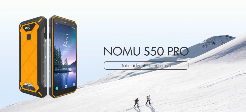 IP68 Водонепроницаемый NOMU S50 PRO 4G смартфон 5,72 ''Android 8,1 MTK6763 Восьмиядерный 1,5 ГГц 4 Гб 64 Гб 16,0 Мп 5000 мАч type-C мобильные телефоны