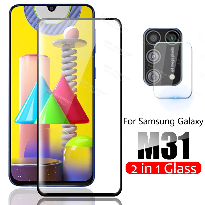 Закаленное стекло 2 в 1 для камеры Samsung Galaxy M31 пленка M 31 SM-M315F/DS SM-M315F/DSN защитное 6 4 |
