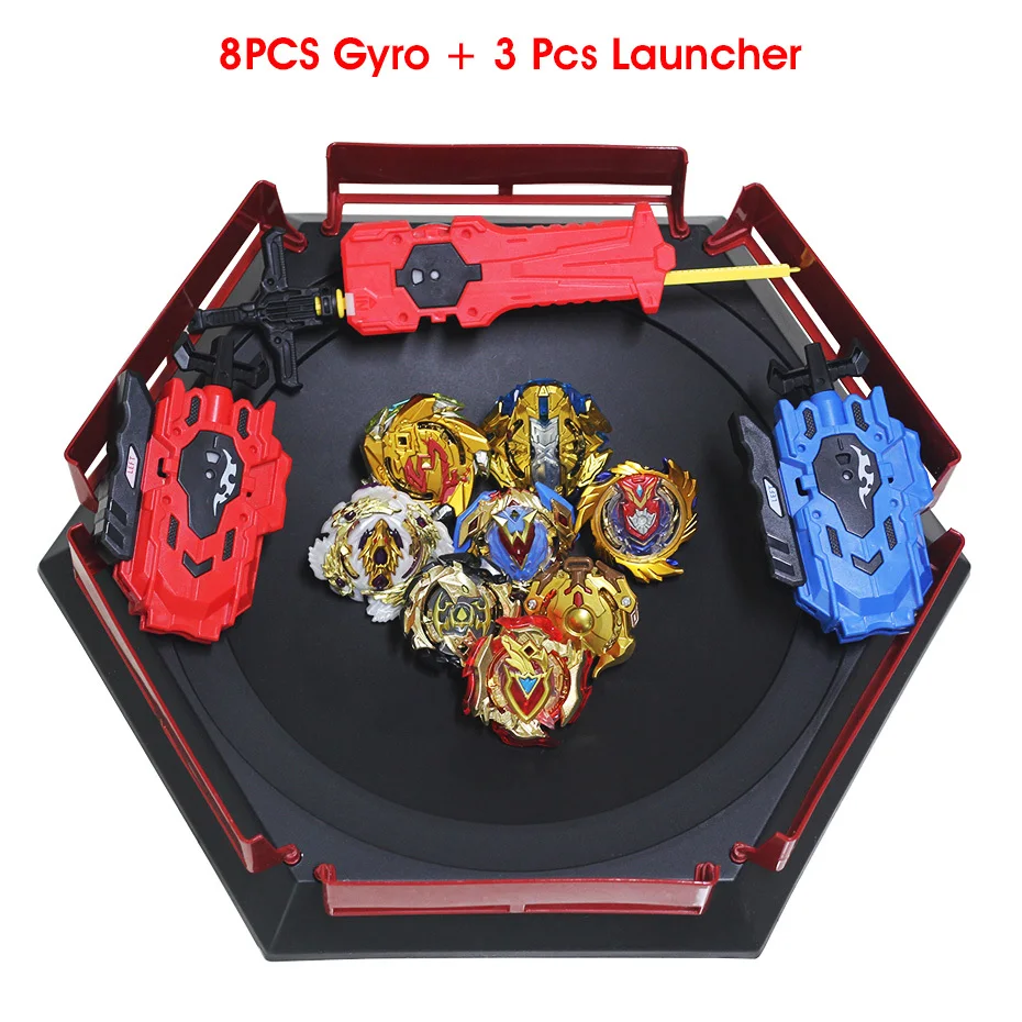 Beyblade Burst Toys B-127 Bables Bayblade Arena коробка для хранения пусковое устройство тупи Металл Fusion Бог волчок Bey Blade лезвия игрушки