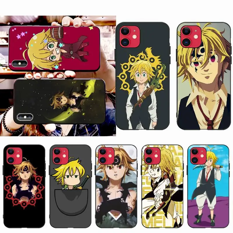 Мягкий чехол для iPhone 11 pro XS MAX 8 7 6 6S Plus X 5S SE XR PENGHUWAN No Taizai Meliodas|Бамперы| |