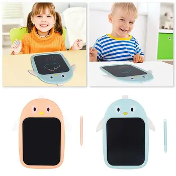 

Little Penguin LCD Tablet Abs Cartoon Kid Ultra-thin Writing Graphic Tablet Multipurpose Drawing Memo Message Painting Board Pad