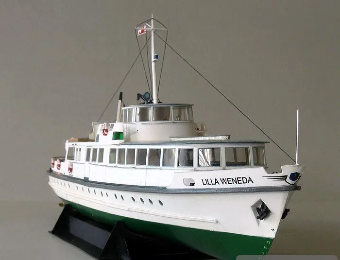 1:100 40 см Poland Ferry корабль Fine DIY 3D бумажная карточка модель Конструкторы строительные игрушки развивающие игрушки Военная Модель