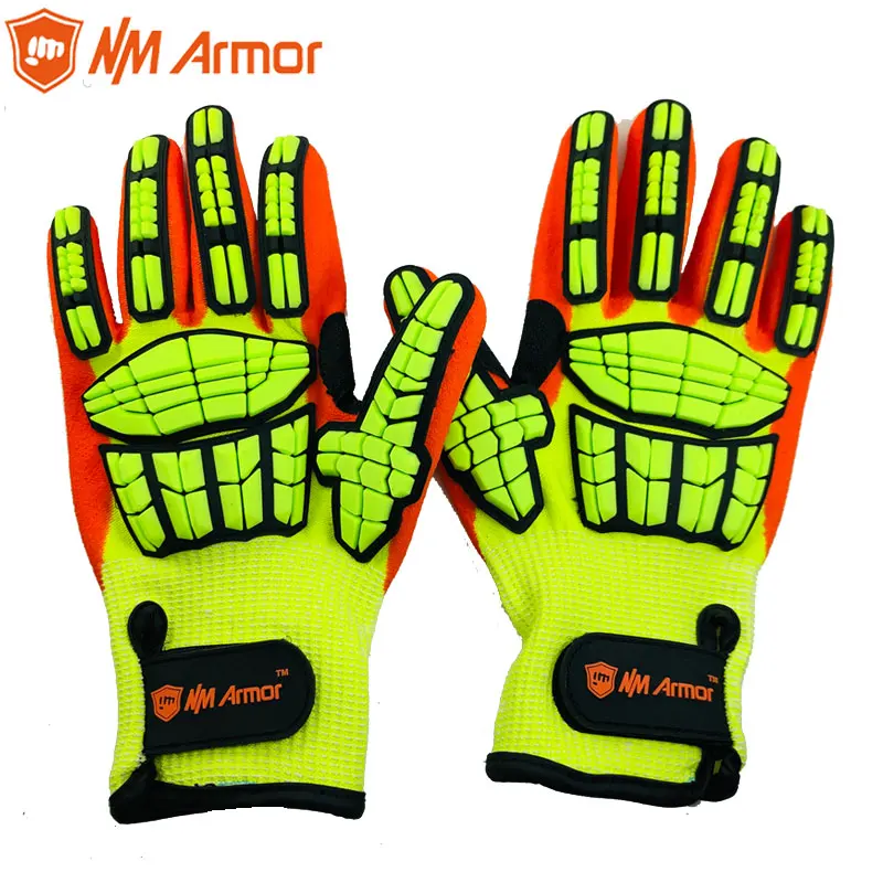 NMSafety Cut Resistant Anti Impact Vibration Work Gloves Security  Protection Mechanics Impact Resistant Glove - AliExpress