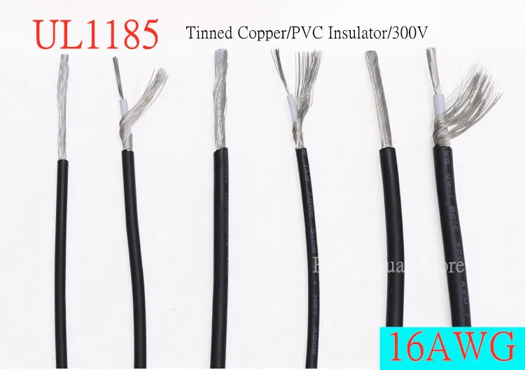 

Shielded Wire Signal Cable 16AWG Channel Audio 1 Single Core Electronic Headphone Copper Anti-interference Shielding Wire UL1185