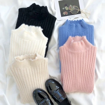 

Winter Turtleneck Warm Long Sleeve Knit Slim Pullover Sweater