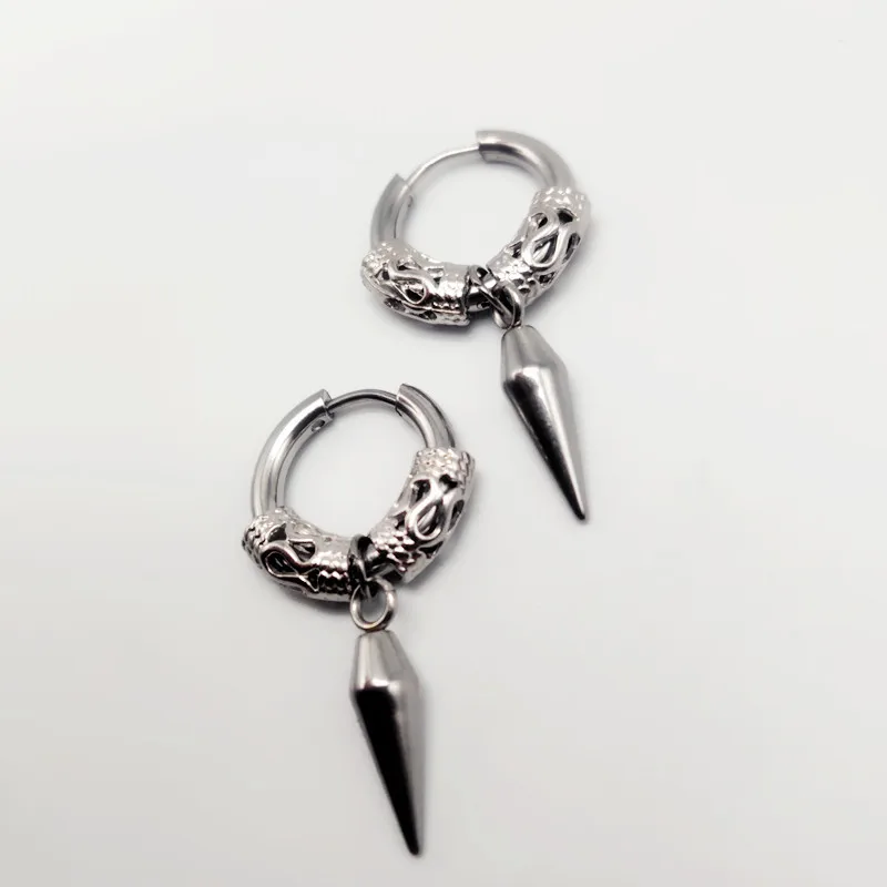 

Shop high quality men's earrings single trend men European and American style personality men hip hop retro students