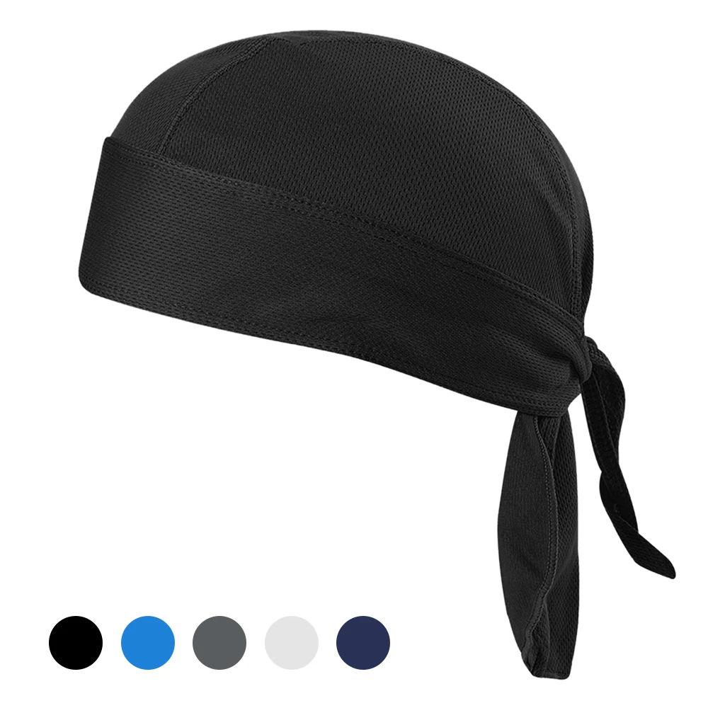 Bicycle Sweat-wicking Cap Beanie Cap Cycling Headscarf Headband Quick-dry Pirate Hat Beanie Hat For Outdoor Cycling Motorcycling