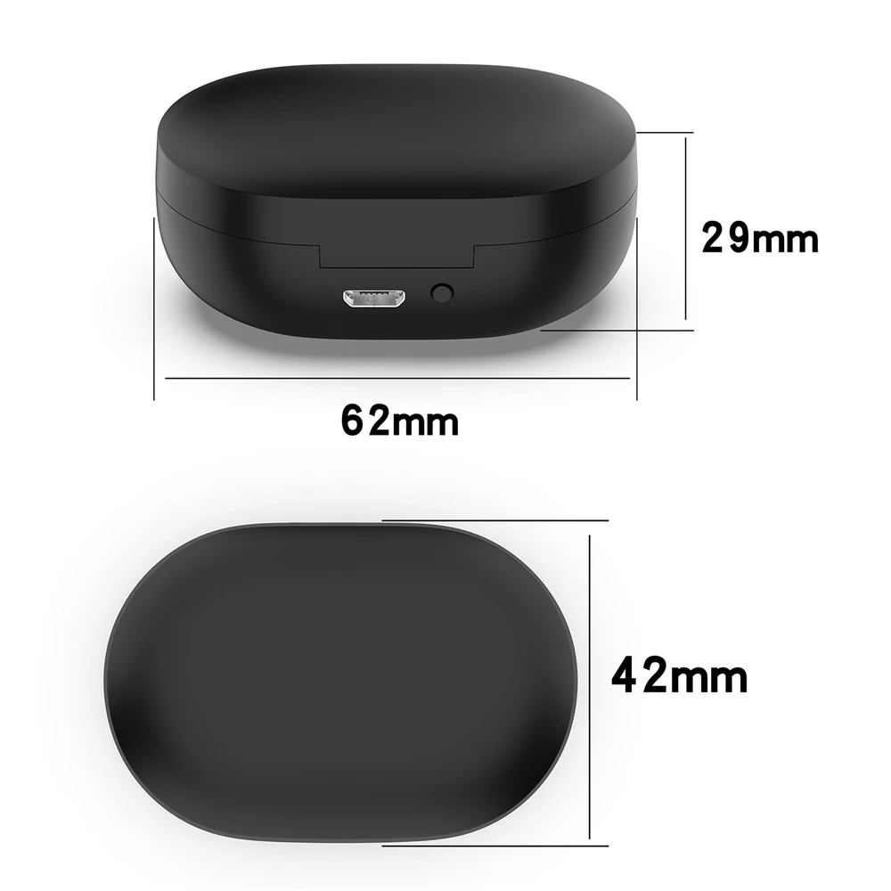 Charger Case Charging Box with 1m USB Cable for XIAOMI Redmi AirDots Bluetooth True Wireless Earphone Headphone Accessories