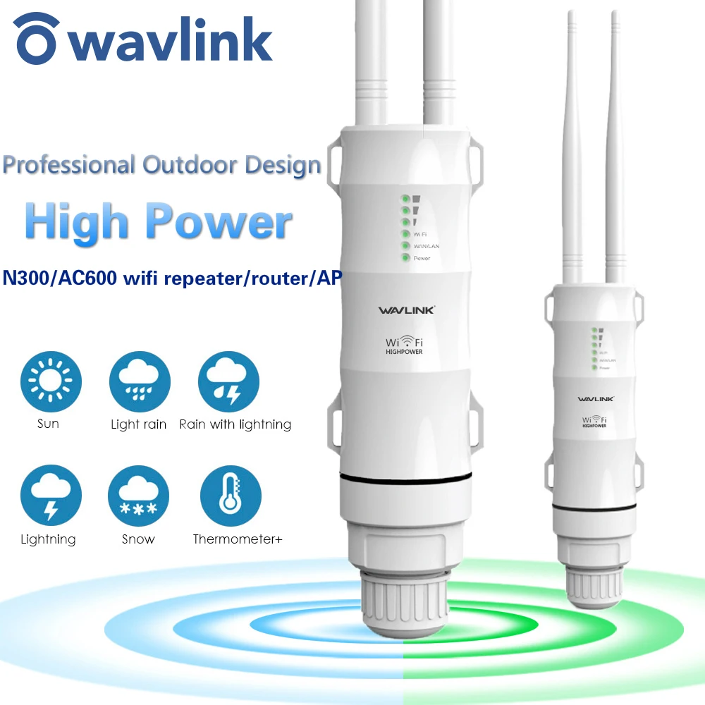 Wi Fi ретранслятор Wavlink высокомощный уличный Беспроводной