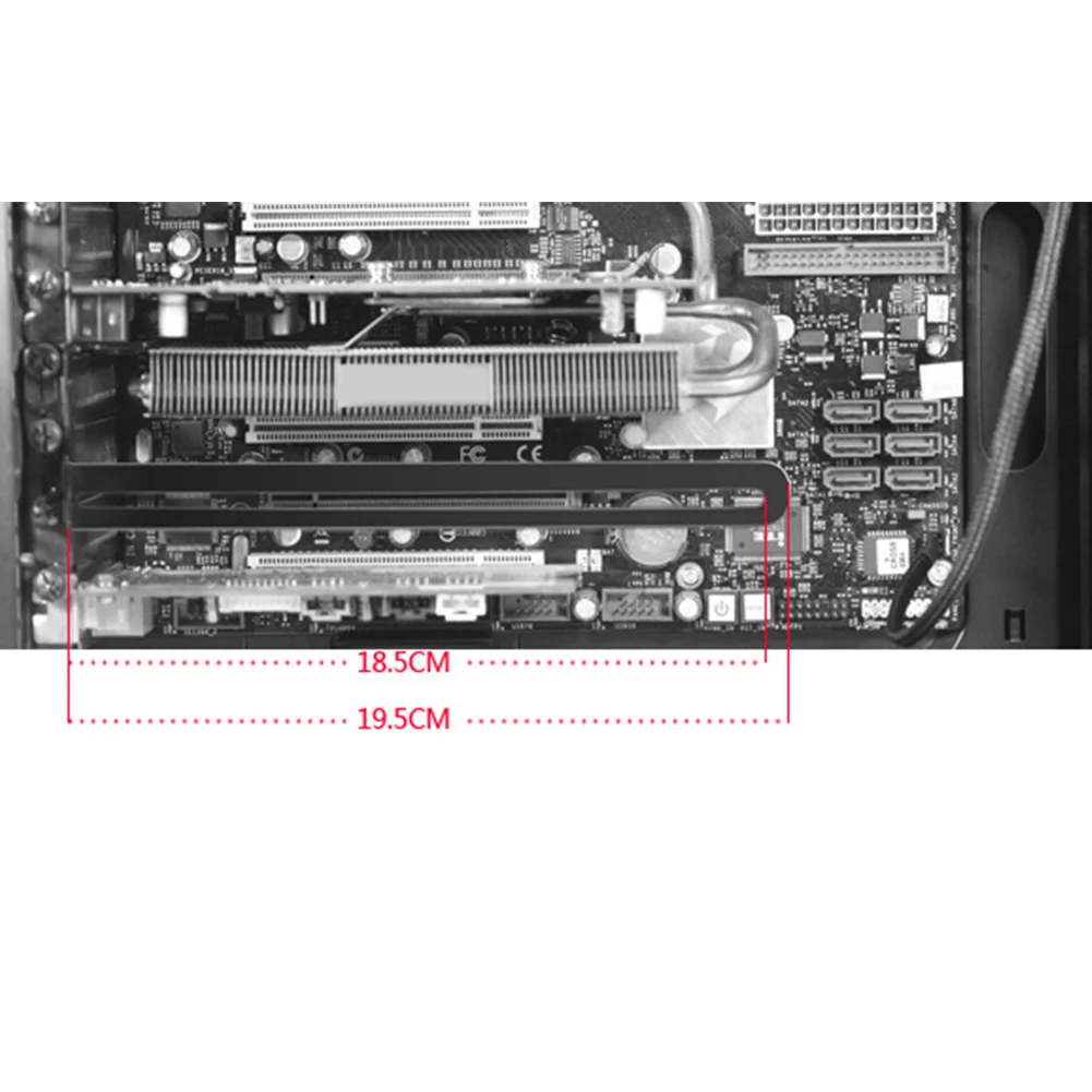 Охлаждающая видеокарта эффективная настольная стойка для охлаждения Простая установка рамка вентилятора Кронштейн держатель инструментов для домашнего офиса PCI сторона выдувная