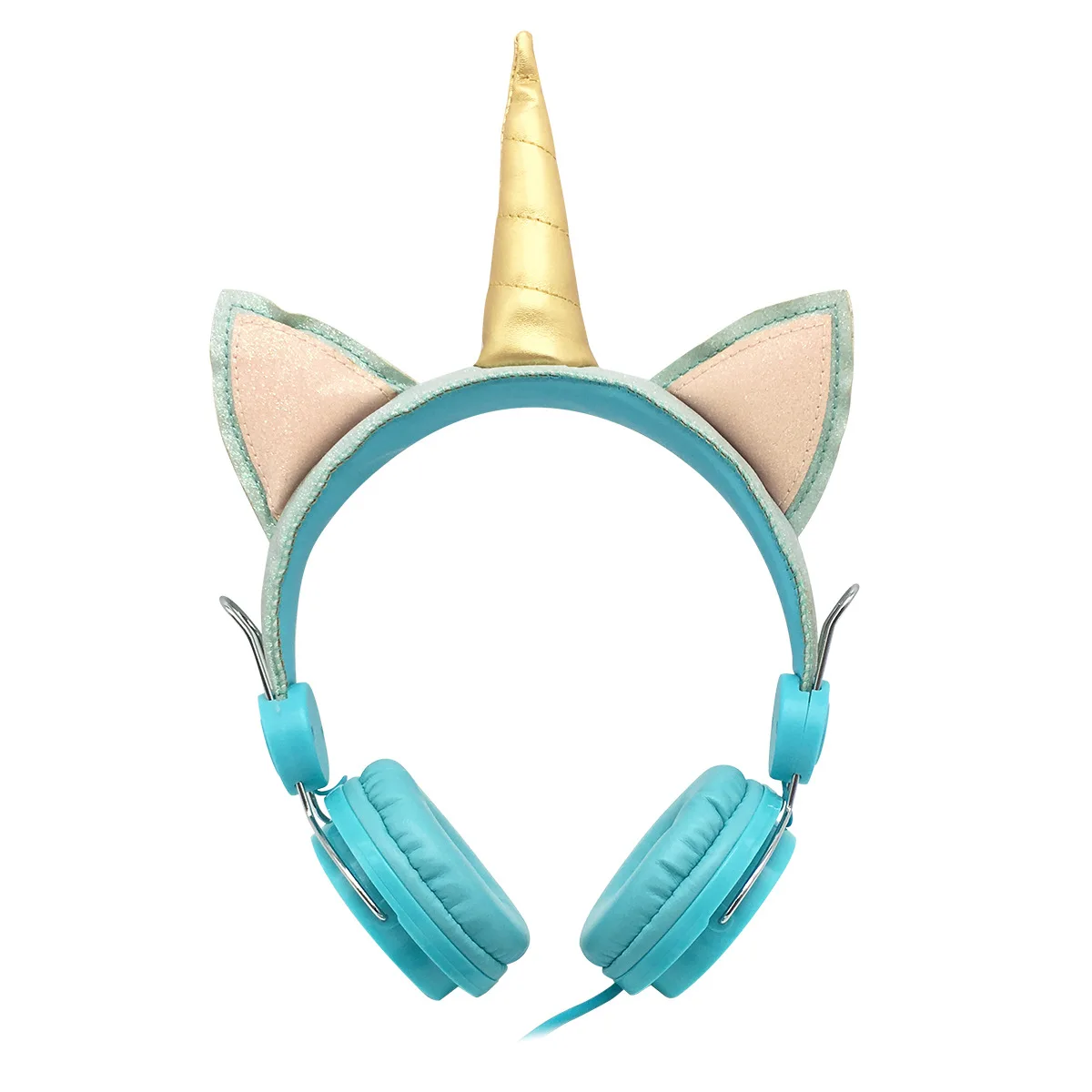 Cute Cartoon Unicorn Wired Headphones Girl Computer Mobile Phone Headset Gamer Kids Gift Music Stereo Earphone