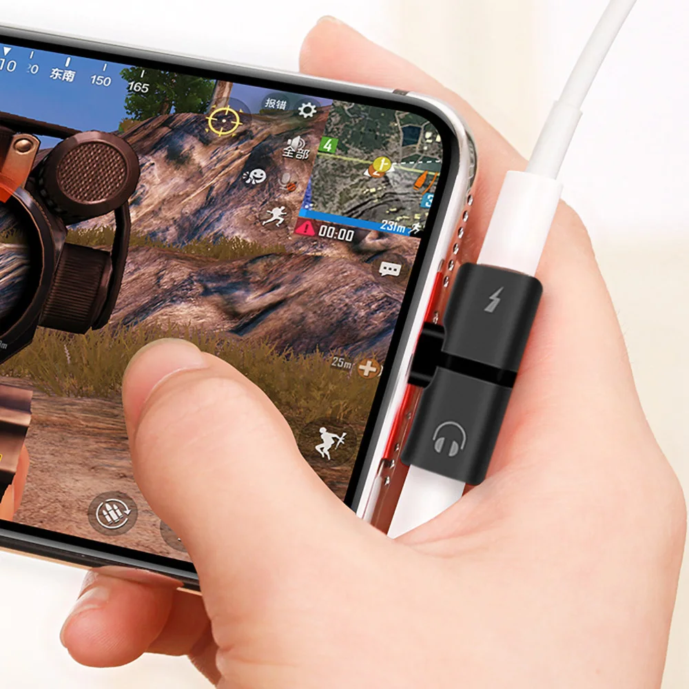 8Pin аудио адаптер сплиттер для Iphone 7/8/X XR Max 11 Pro Музыка зарядки вызова в одном 8 Pin конвертер адаптер