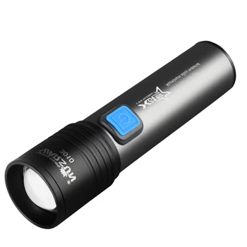 

Mini Flashlight Powerful Rechargeable Portable Flashlight Outdoor Military Light Self Defense Latarka Tactical Flashlight AC50FL
