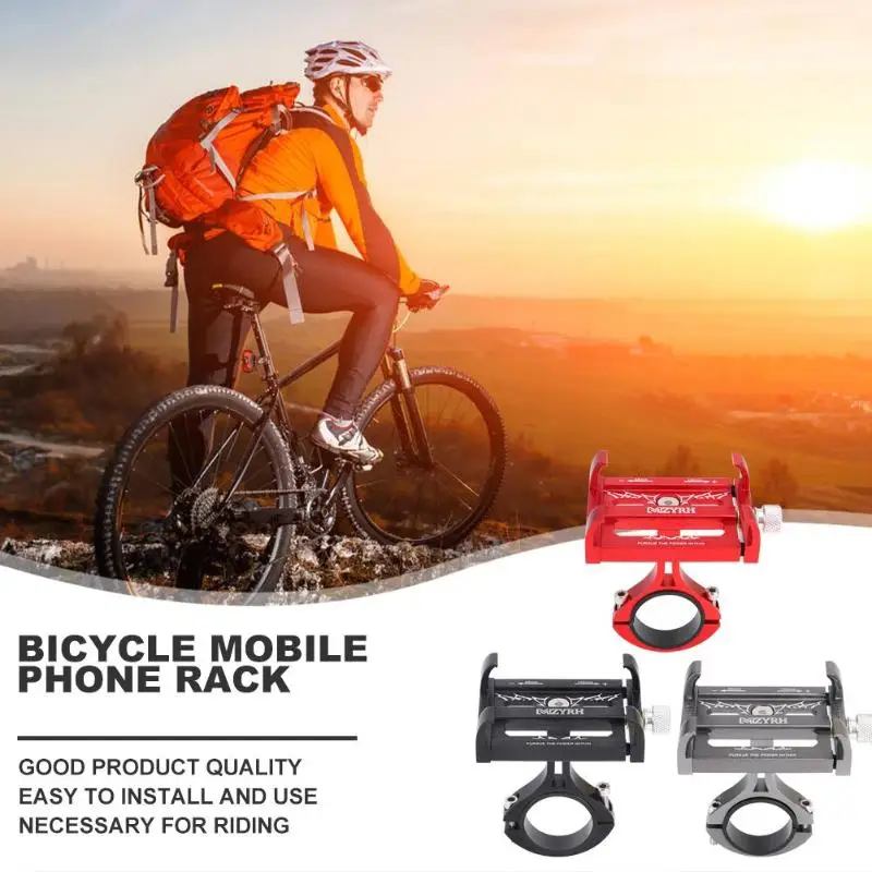 Aluminium Fahrrad Telefon Halter GPS Halterung Hohe Qualität Universal Anti-Slip Bike Motorrad Lenk