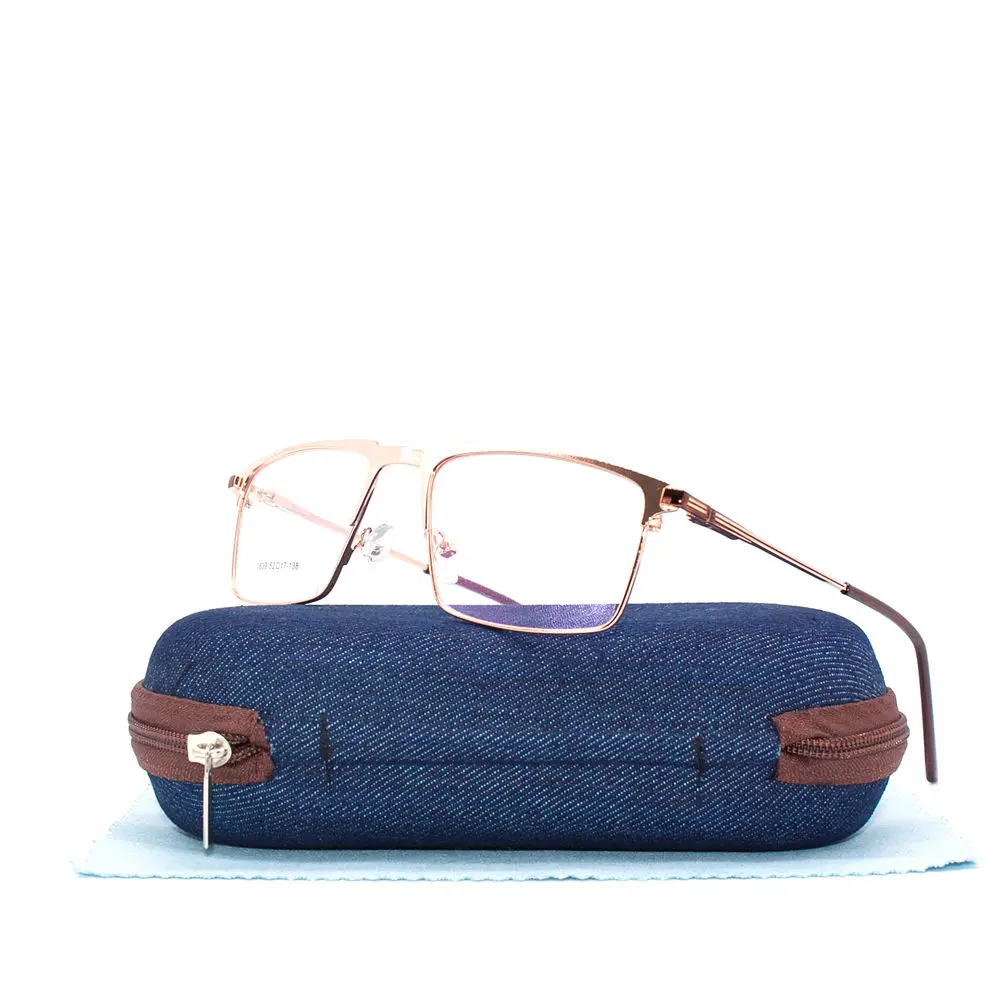 LuckTime, модные, сплав, мужские очки, оправа, Ретро стиль, металл, близорукость, очки, счастливое время, оптическая оправа, мужские очки по рецепту#1639