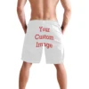 Men's Beach Shorts Custom pattern Style Swim Trunks Quick Dry Casual Polyester Swim Shorts with Mesh Lining and Pockets 3