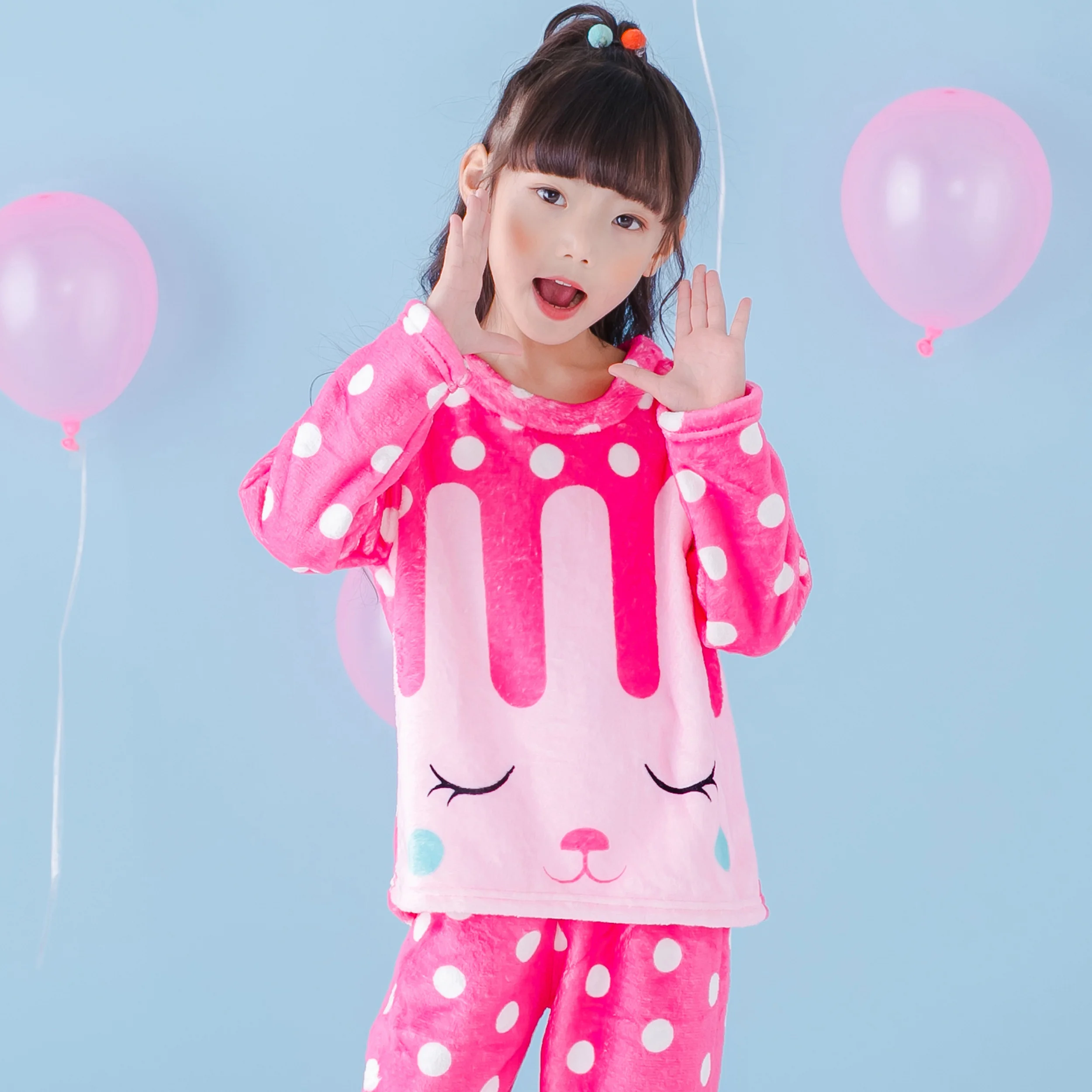 Infantil парки inverno: детские пижамы для мальчиков и девочек с рисунками из мультфильмов для маленьких девочек; пижамы для детей Фланелевая Пижама зимний топ с длинными рукавами и штаны, 2 предмета в комплекте, шт./компл