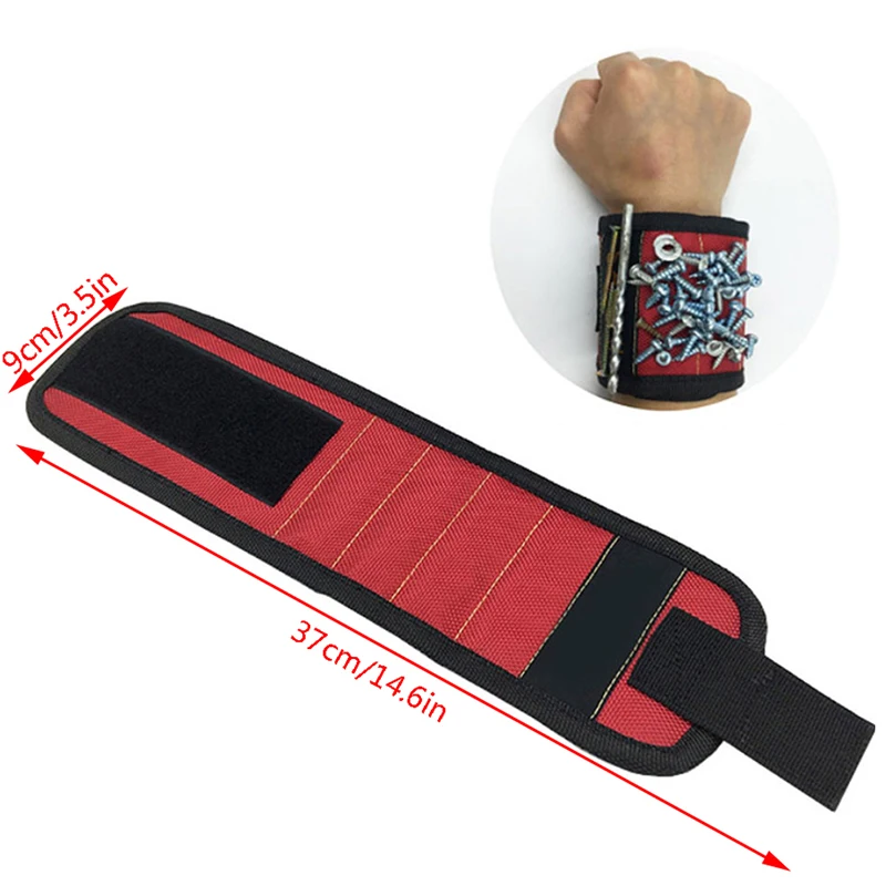 Magnetic Wristband Hand Wraps Tool Bag Electrician Wrist Screws Holder Bracelet Tool Random Color tool bag,tool bags,magnetic wristband