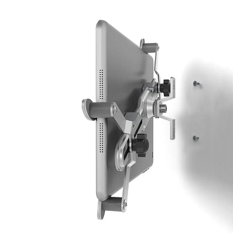 Универсальный алюминиевый сплав Планшет настенный держатель подставка 360 Вращение Поворотный таб кронштейн для iPad iPhone смарт мобильных телефонов и планшетов