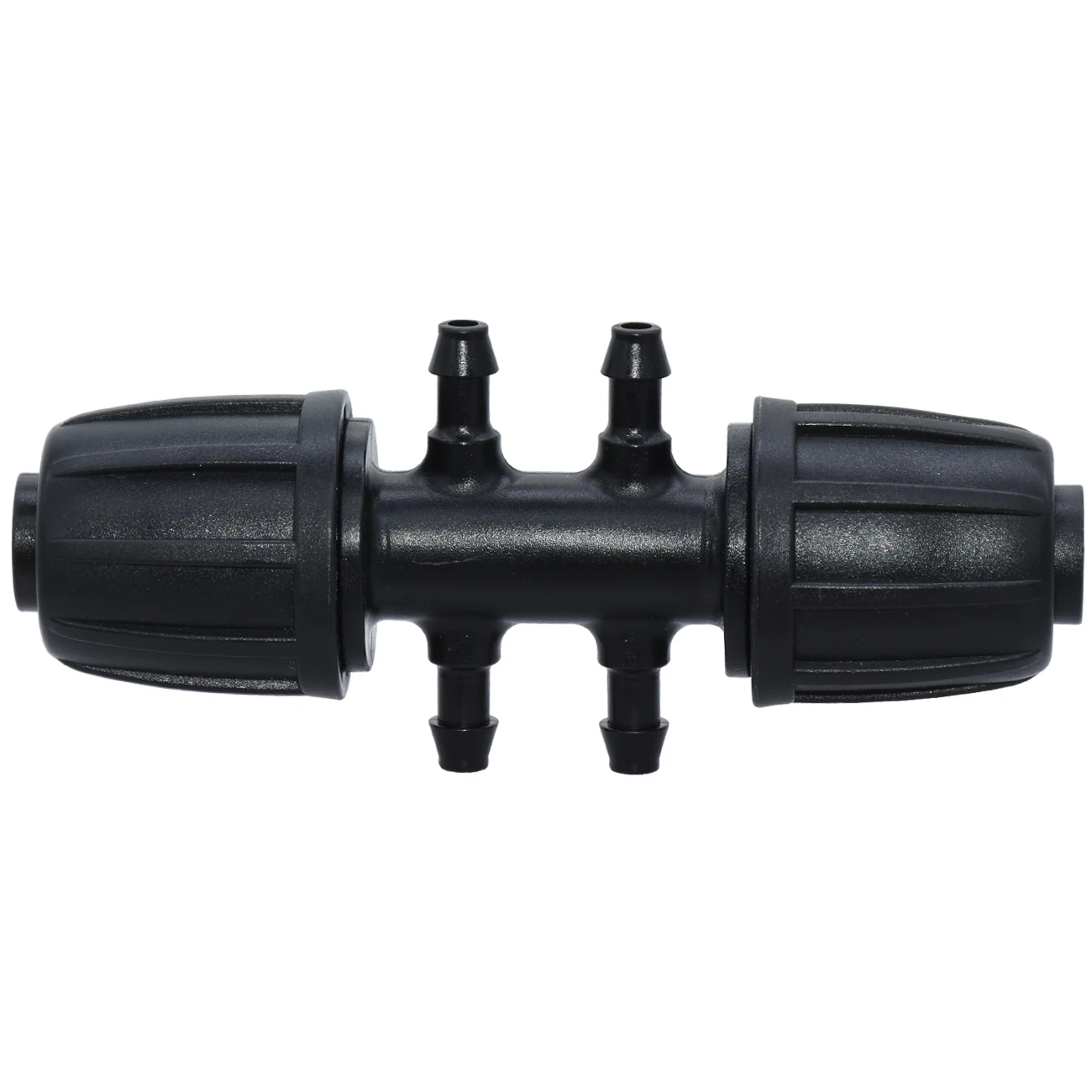 KESLA 16mm to 4/7mm Tubing Connector Garden Flower Irrigation Water Adapter 6-Ways PE Tubing to 1/4 Micro Hose Connector Joint