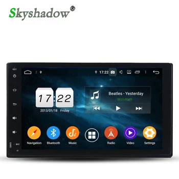 

DSP IPS Android 9.0 4GB 32GB Octa Core Car DVD RADIO Player Wifi RDS GPS Glonass map Bluetooth 5.0 For Toyota Fortuner 2016 2017
