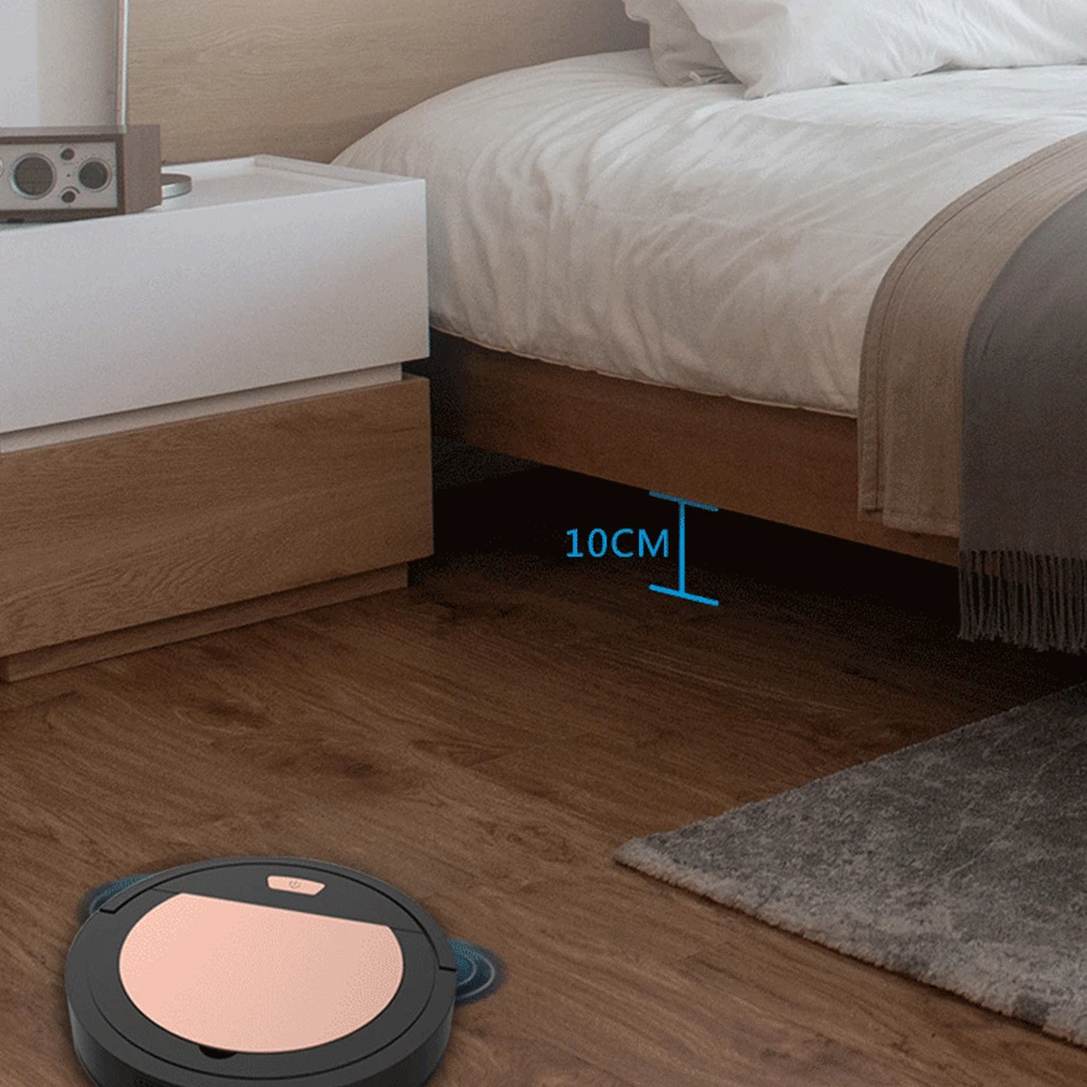 Robot Vacuum Cleaner Automatic Robotic Smart Wireless Sweeping Vacuum Cleaner 1800Pa High Coverage L Dry Wet Cleaning Machine