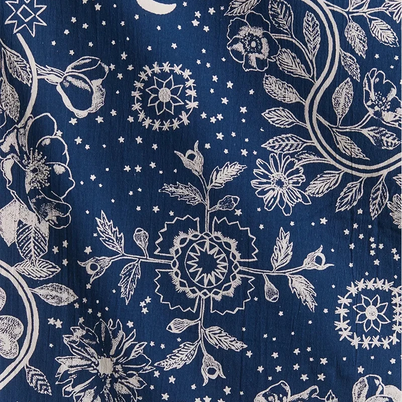 Botanical Celestial Floral Tapestry Wall Decor