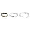 400pcs 6mm 8mm 10mm 12mm Silver Color Plated 2 loops Double Split Rings Key Rings Open Jump Rings For DIY Jewelry Making ► Photo 3/6