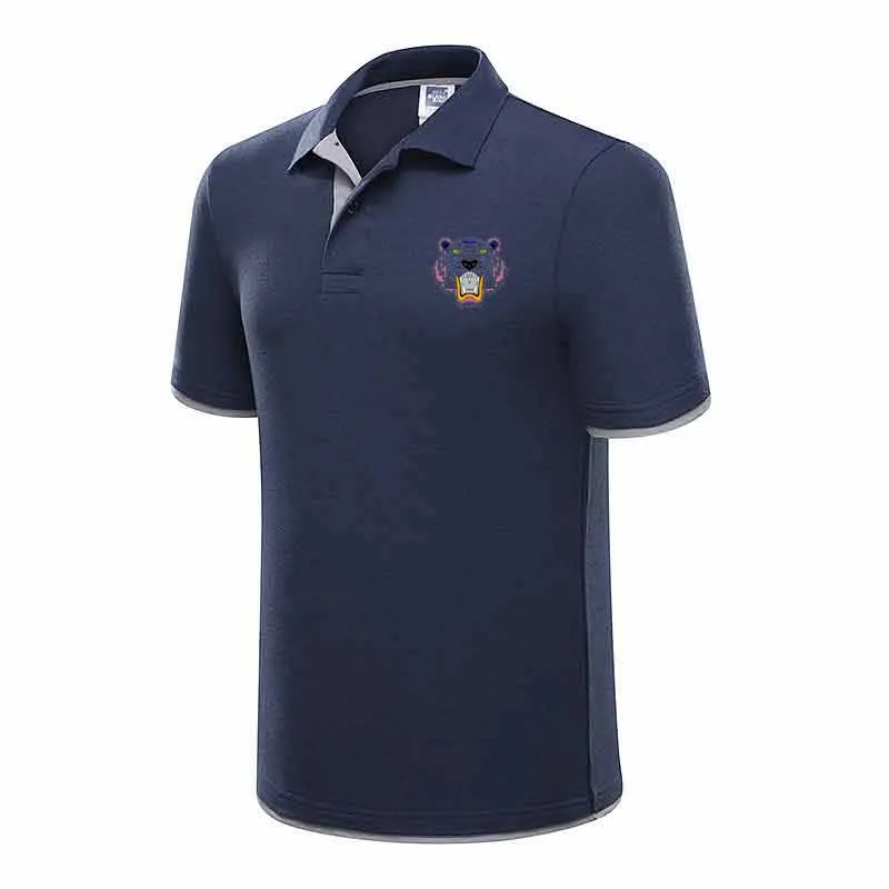 Brands  masculina Tiger head Polo Shirt Men Cotton Short Sleeve Men Polo Shirt Sportsjerseysgolftennis Plus Size Male Blusas Top