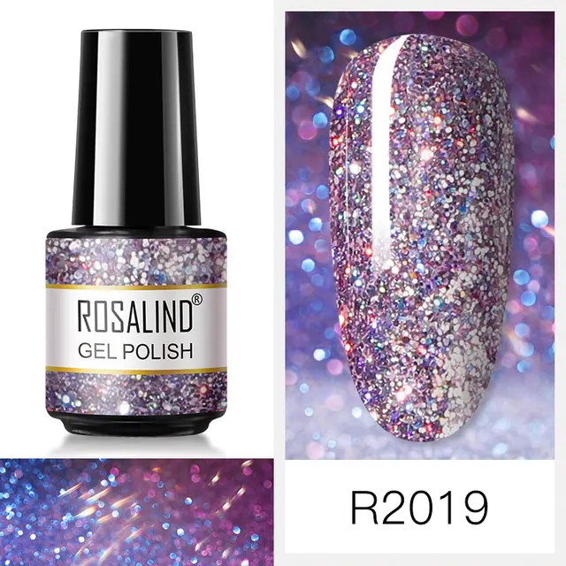 ROSALIND Nail Art 7ML Gel Polish 80 Color For Manicure Design UV Nail Polish Gel Lacquer Soak Off Semi Permanent Gel Nail Polish RAR2019