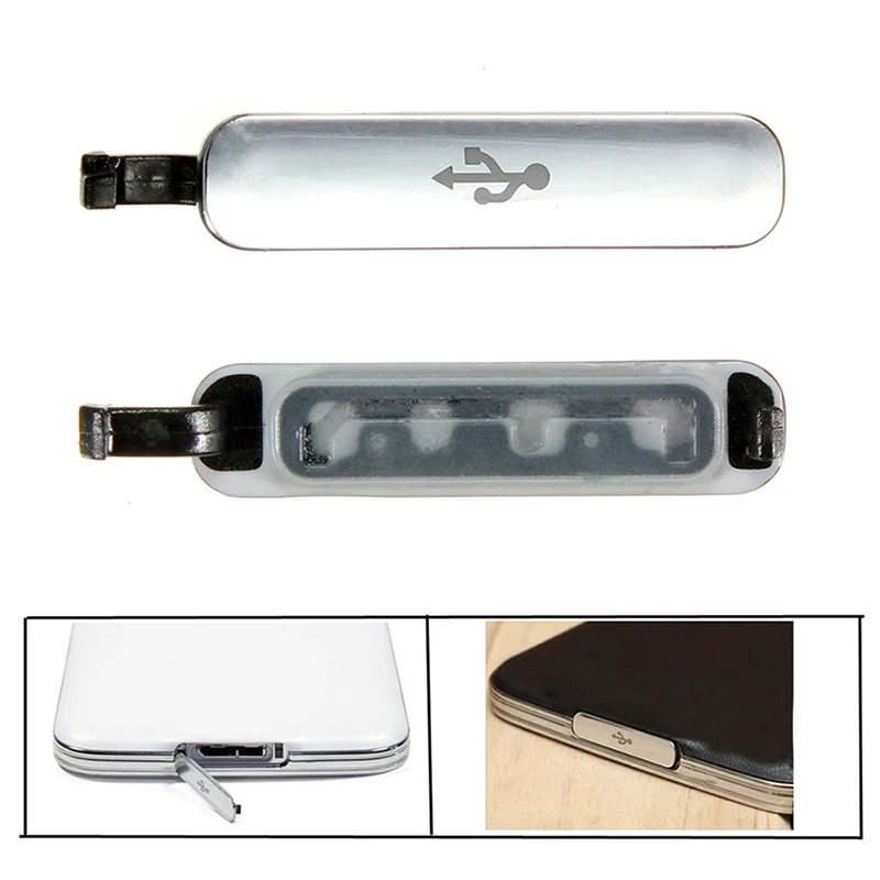 2 шт USB Пылезащитная Водонепроницаемая зарядная док-станция для samsung G900F Galaxy 9600i серебристо-Горячая S5 I8J2