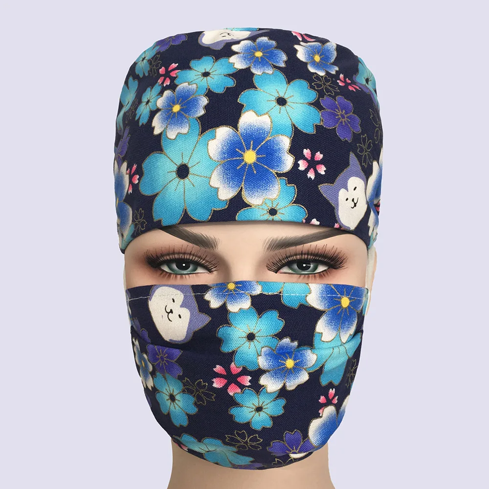 Новинка, унисекс, печать, клиника, Рабочая кепка, красота, Мужская хирургическая Кепка, для практики, для медсестры, медицинская Кепка, больница, доктор, прерывание, печать - Цвет: photo