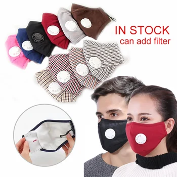 

Anti Pollution Respirator Mask Mascherine Prevent Saliva Bacterial With PM2.5 Filter Reusable Dust Face Masks Windproof