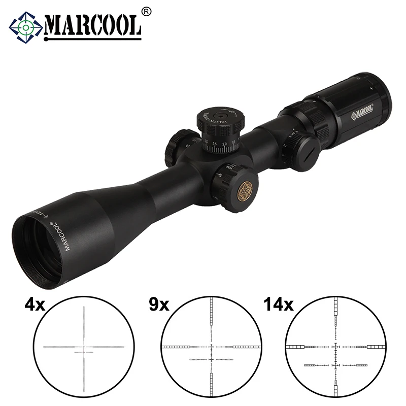 MARCOOL EVV 4-14X44 SFIR FFP Охотничья винтовка снайперский прицел тактический оптический с