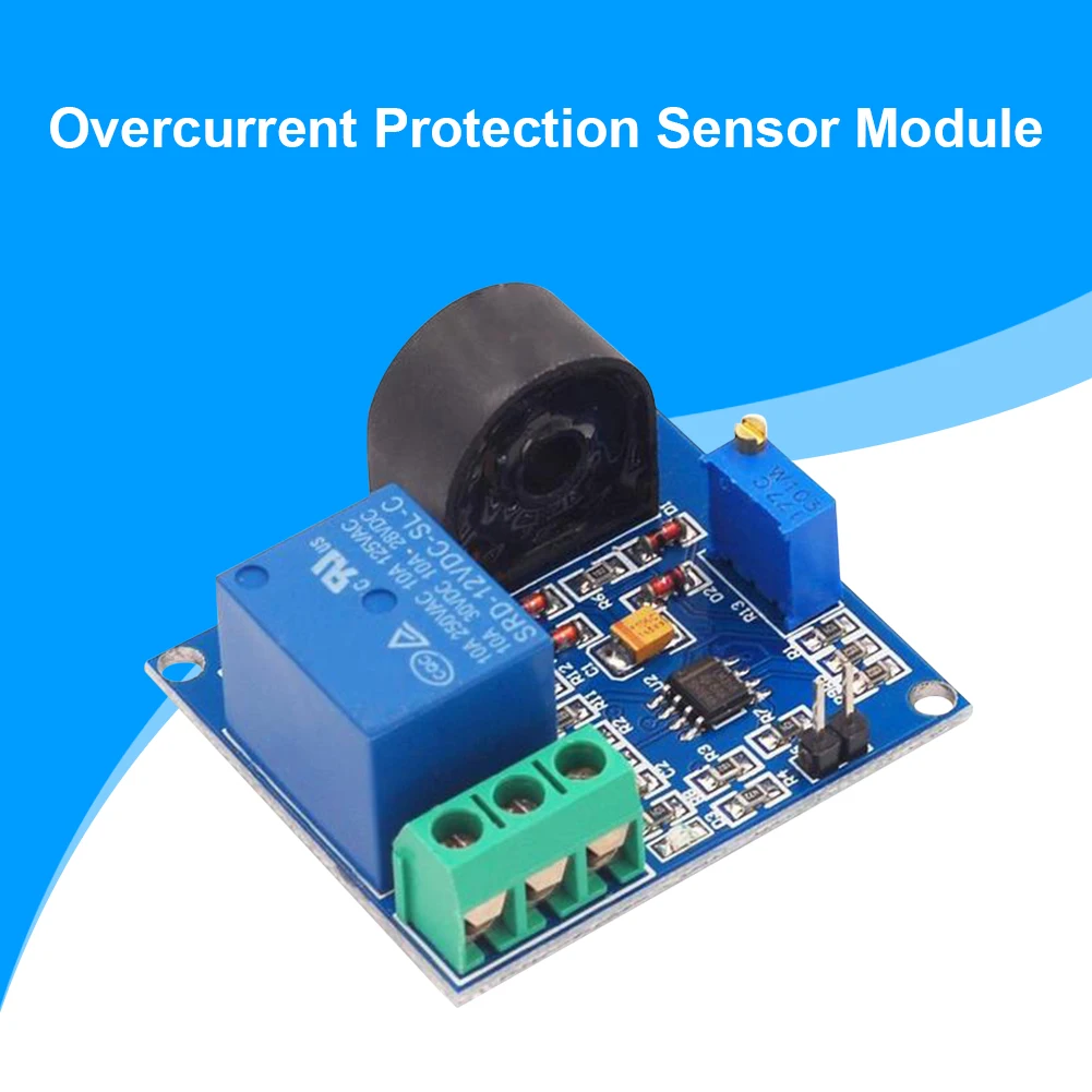 DC Módulo Sensor de protección contra la sobretensión Módulo de Relé de detección de corriente DC 