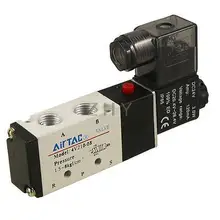 DC 24V одиночная катушка двухпозиционный пятипозиционный электромагнитный клапан Zynke