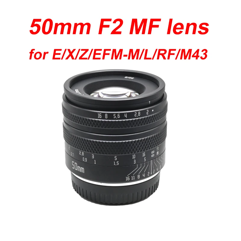 Rockstar Astrhori 40Mm F2 Mf Per Nikon Z Sony E M4/3 Canon Ef-M Rf Eos M Olympus Panasonic