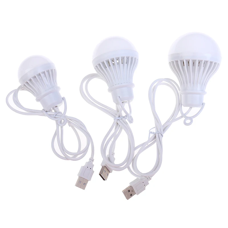 3W/5W/7W Power Portable Lantern Camp Lights USB Bulb Outdoor Camping Light