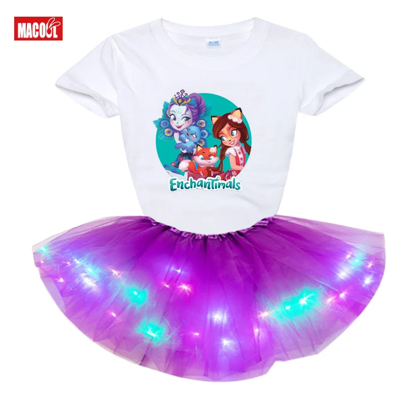 Ʈ   Ű   巹 Ʈ 2pcs   Ű Ʈ LED Ƽ 巹  t  enchantimals ǻ