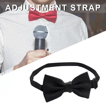 

10Pcs/lot 1.0cm Bow Tie Adjustable Elastic Strap Versatile Belt Band for Adults Black One Size Tie Band Clothes Accessories 30E