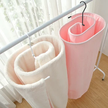 

Upgraded Spiraling Drying Rack Multifunction Clothes Hanger Quilt Bed Sheet Blanket Hook Rotating Storage Rack Home Organizer