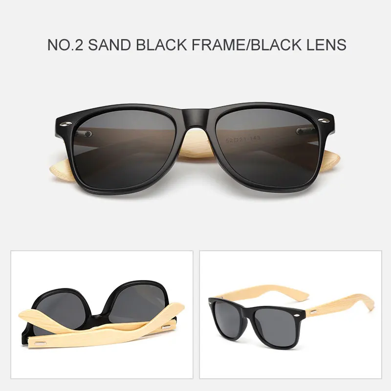C2 SAND BLACK Бамбуковые солнцезащитные очки для мужчин и женщин очки для путешествия солнцезащитные очки винтажные деревянные ножные очки модные брендовые Дизайнерские мужские и женские солнцезащитные очки - Цвет линз: C2 SAND BLACK