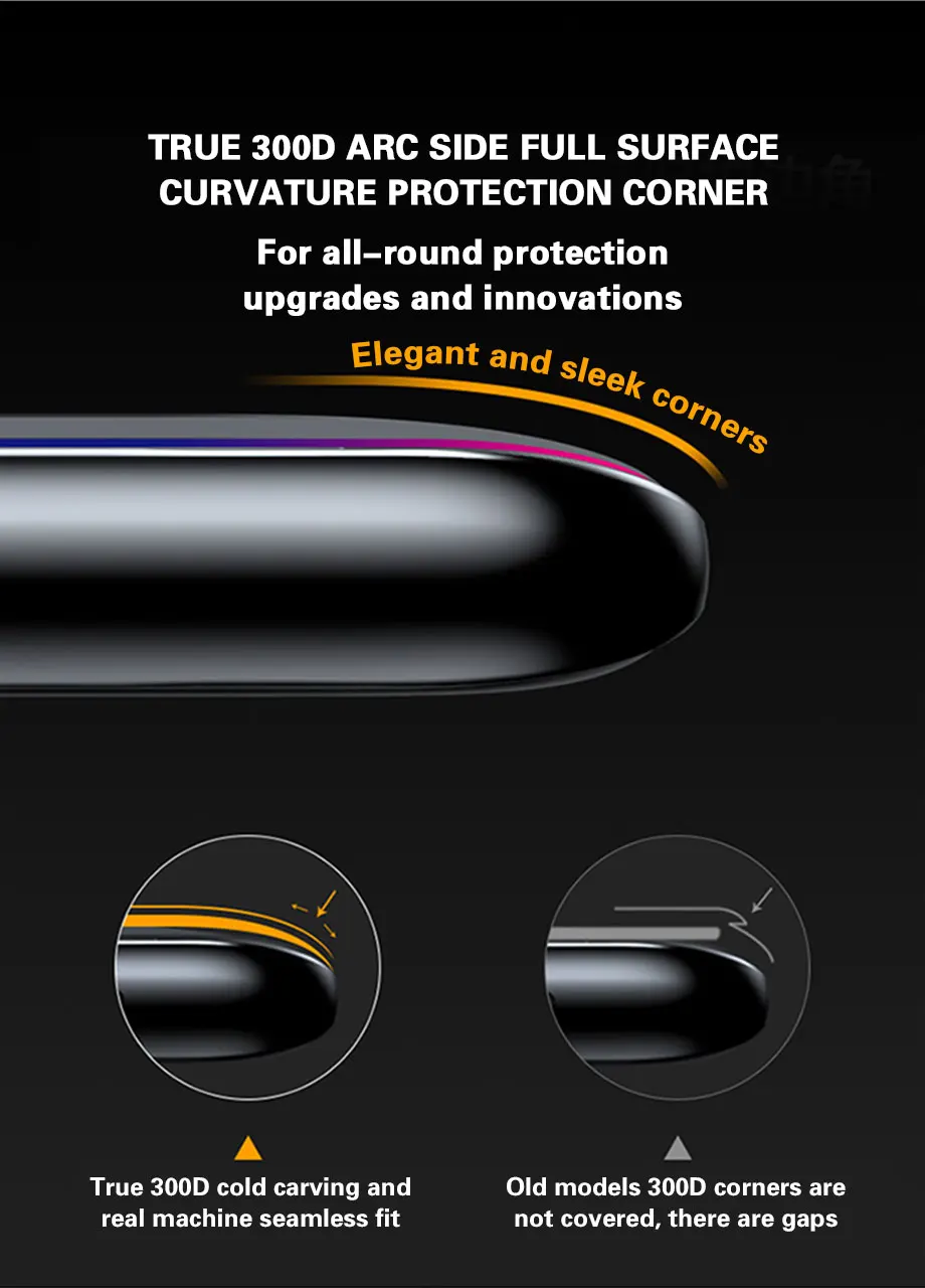 300D полностью изогнутое закаленное стекло для samsung Galaxy S8 S9 Plus Note 9 8 Защитная пленка для samsung S7 S6Edge S9