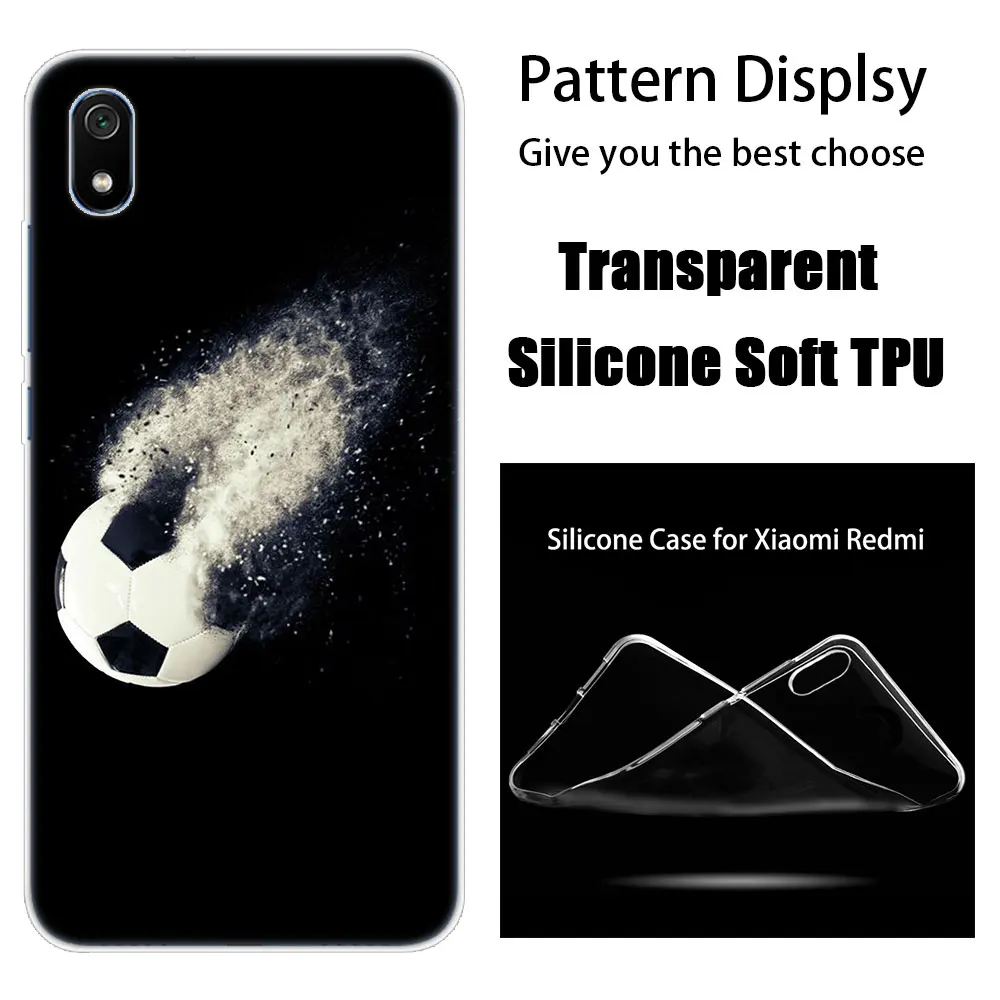 005 Роскошный силиконовый чехол для футбола Xiaomi Redmi K20 Pro 7 7A 6 6A 4X5 Plus S2 GO Note 8 7 6 5 Pro 4 Fashion - Цвет: 005