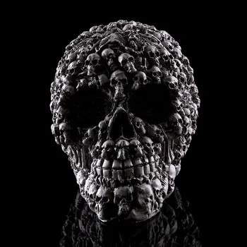

Skull Model Interior Decoration Resin Skull Halloween Whole-person Medical Mould Home Skull