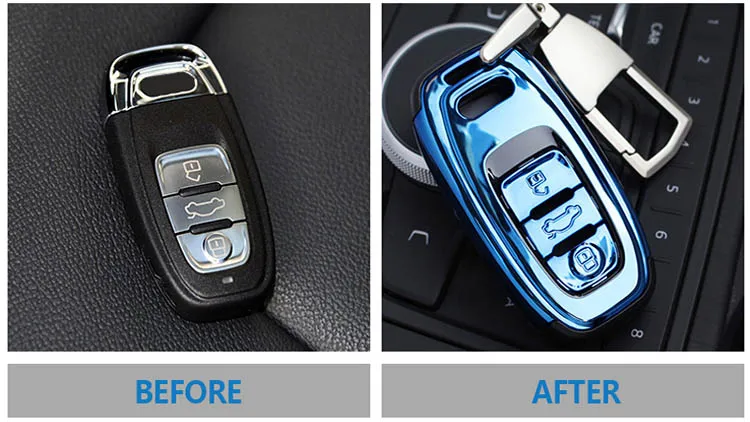 Cover chiave telecomando per Audi A1 A3 A4 A5 A6 A7 A8 Quattro Q3 Q5 Q7 2009 2010 2011 2012 2013 2014 2015 9 Cover chiave telecomando per Audi A1 A3 A4 A5 A6 A7 A8 Quattro Q3 Q5 Q7 2009 2010 2011 2012 2013 2014 2015 - H53180ba659e74b88bde40c15b0d9ed8f5